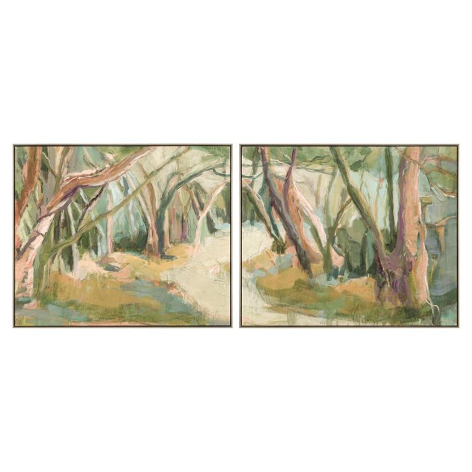John Richard Shelley Bolton's Interposed No. 1-2 Large Framed Art Set of 2