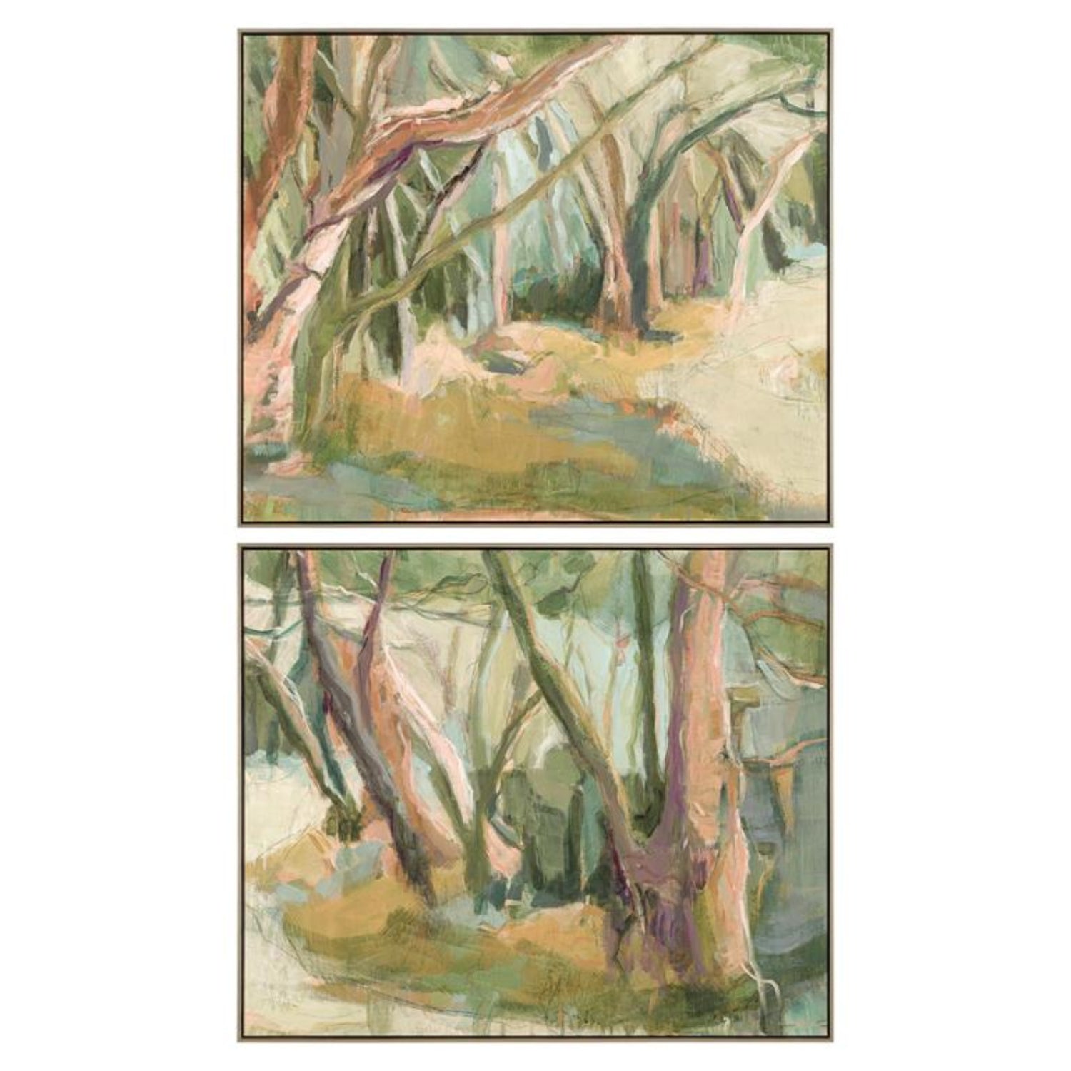 John Richard Shelley Bolton's Interposed No. 1-2 Large Framed Art Set of 2