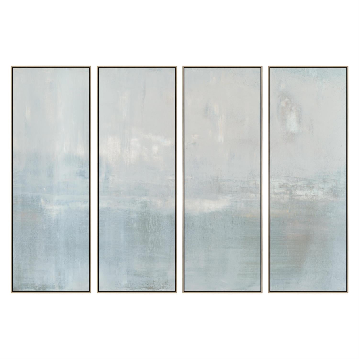 John Richard Carol Benson-Cobb Plateau Quadriptych Framed Art Set of 4
