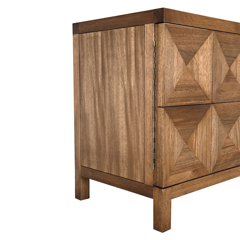 Noir Quadrant 4 Door Sideboard