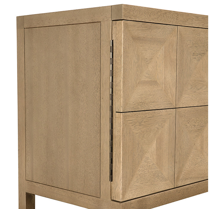 Noir Quadrant 4 Door Sideboard