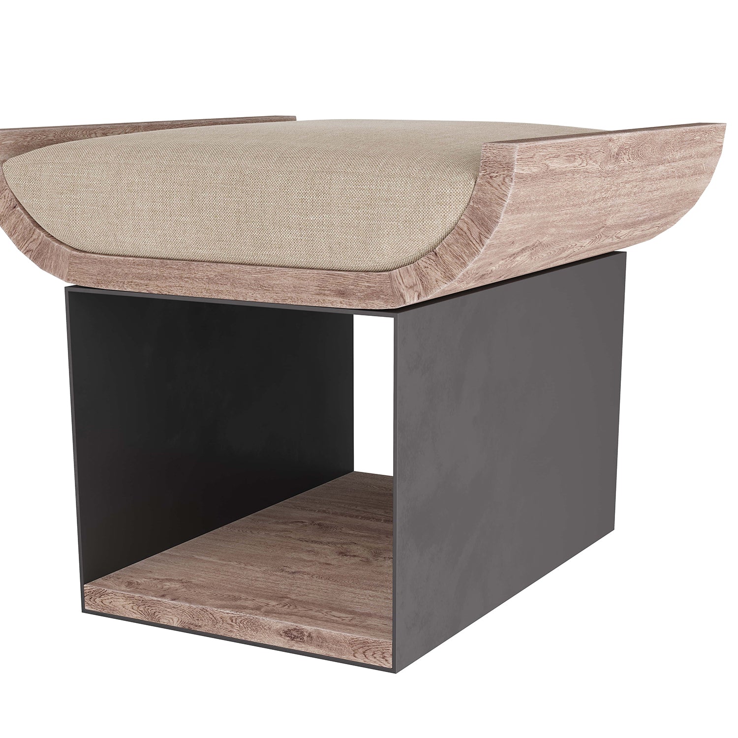 Barry Dixon for Arteriors Bookstack Stool