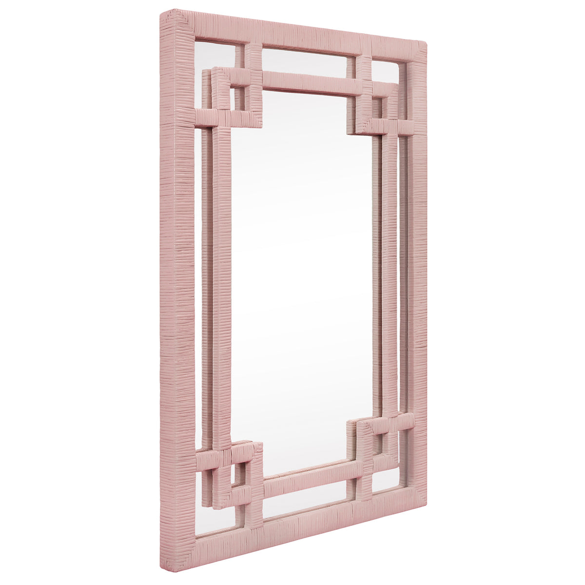 Worlds Away Geneva Pink Wall Mirror