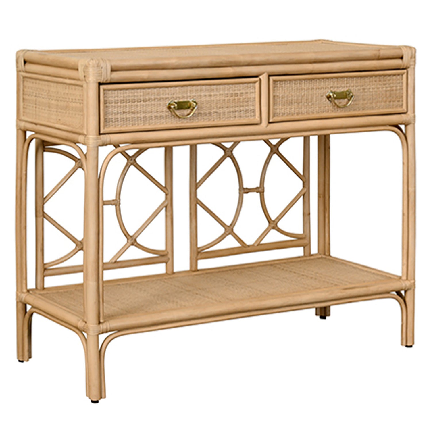 Worlds Away Gideon 2 Drawer Console Table