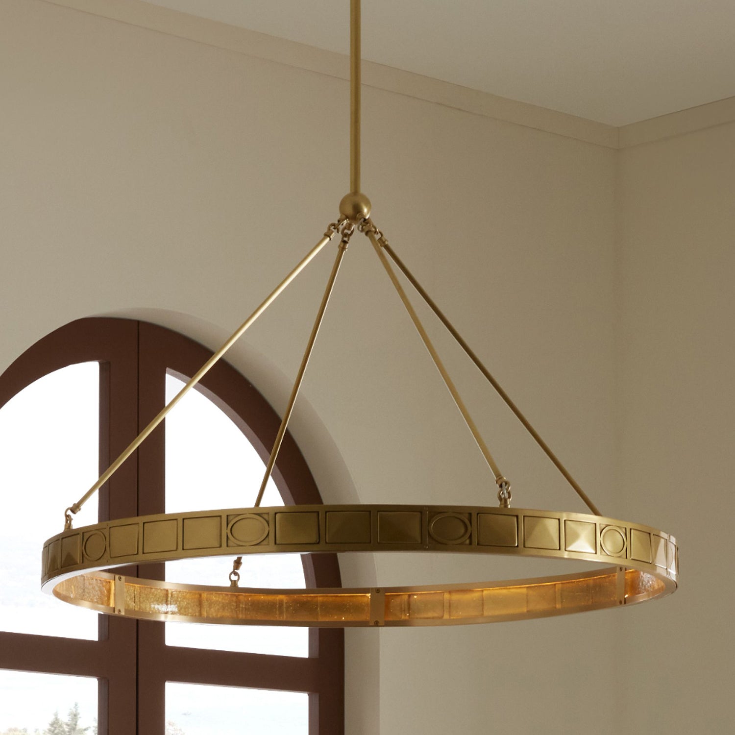 Laura Kirar for Arteriors Empire Chandelier