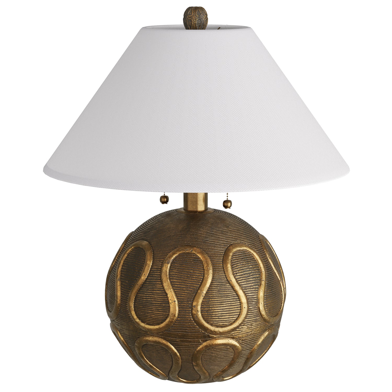 Laura Kirar for Arteriors Serpiente Table Lamp