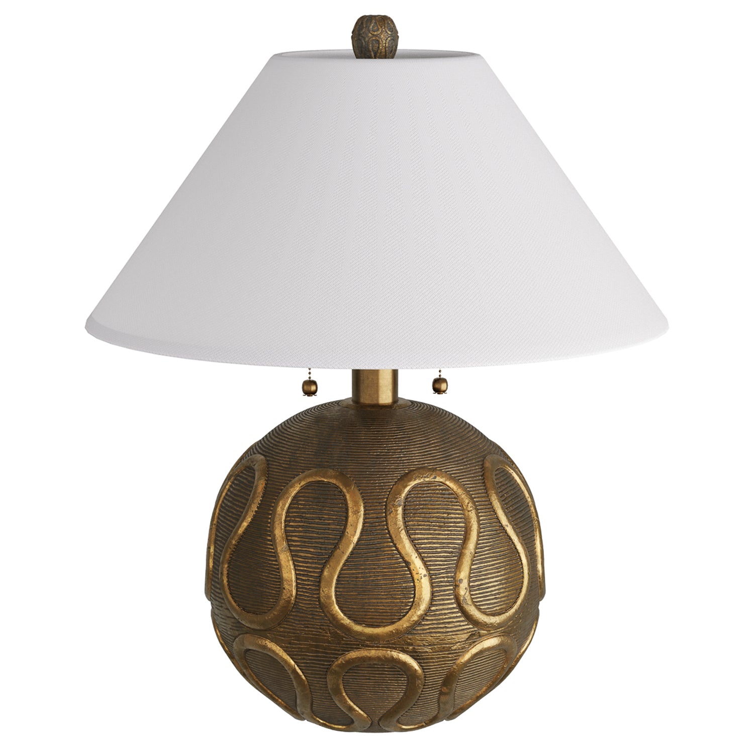 Laura Kirar for Arteriors Serpiente Table Lamp