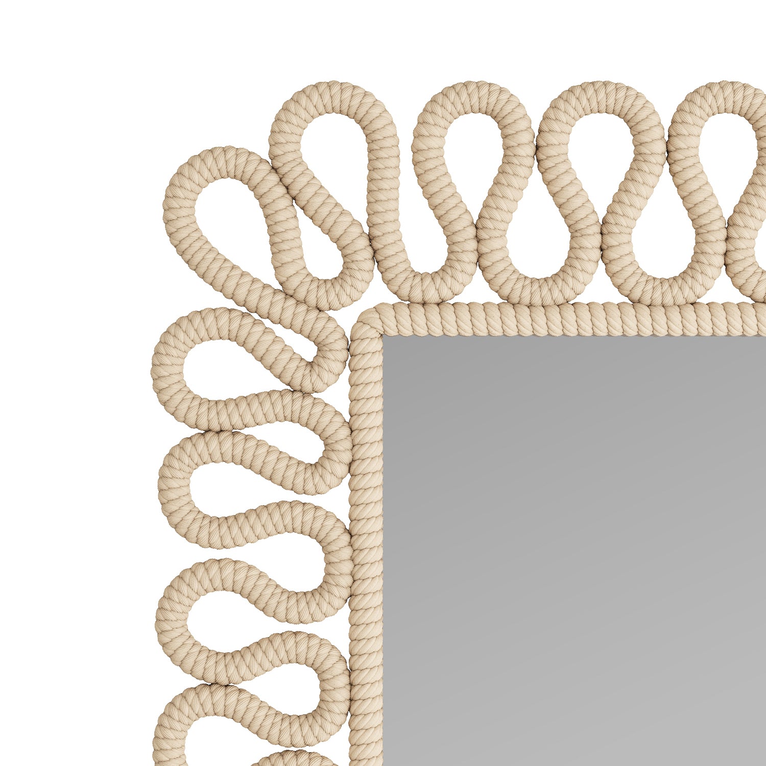 Laura Kirar for Arteriors Caracol Wall Mirror