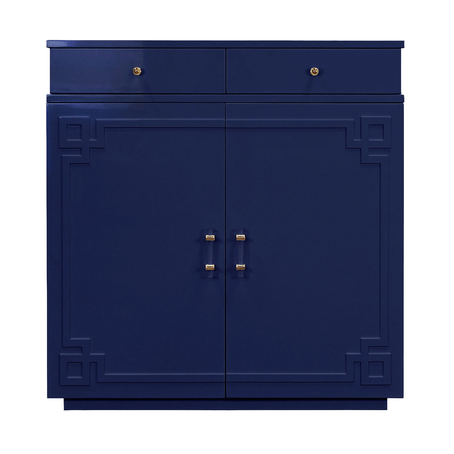 Worlds Away Glenn Navy Two Door Cabinet