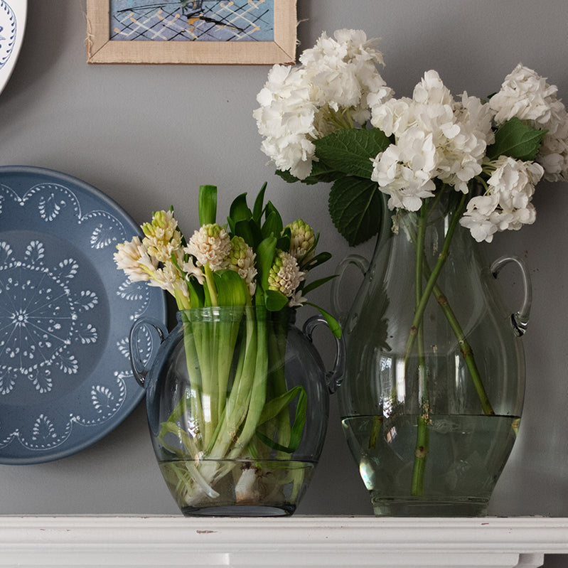 Etu Home Amphora Glass Flower Vase