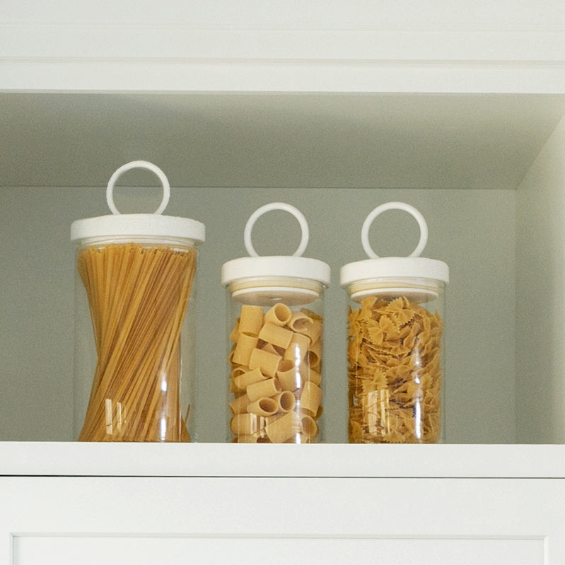 Etu Home Ring Handle Glass Canister Set of 3
