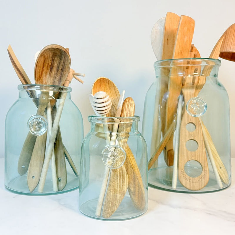 Etu Home French Bee Mason Jar Vase