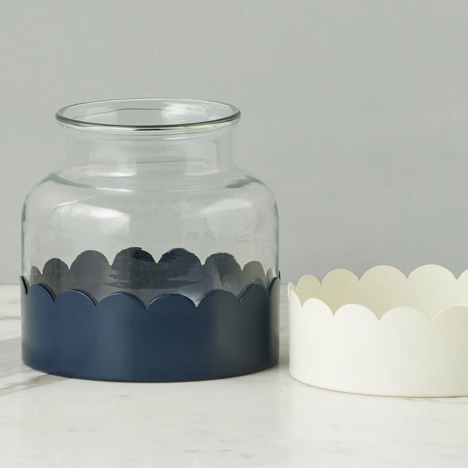 Etu Home Scalloped Bloom 2-in-1 Vase