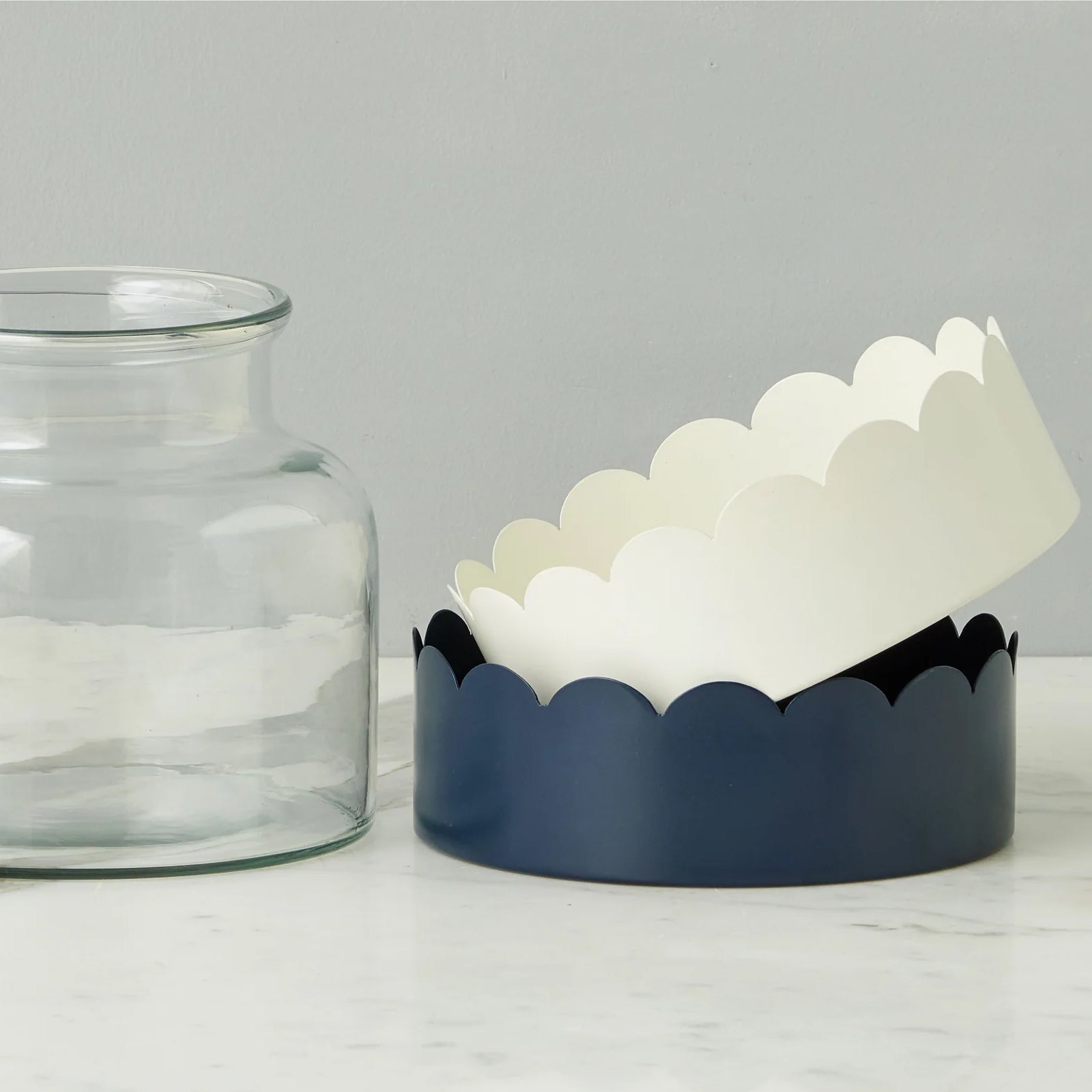 Etu Home Scalloped Bloom 2-in-1 Vase