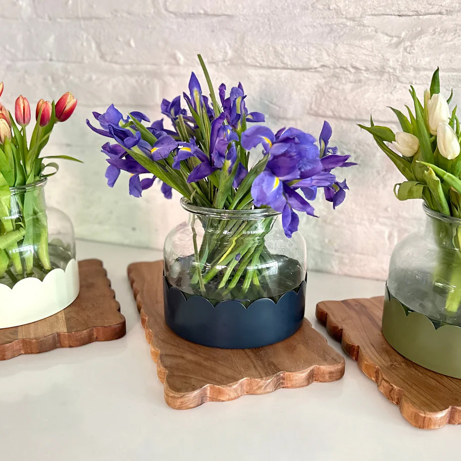 Etu Home Scalloped Bloom 2-in-1 Vase