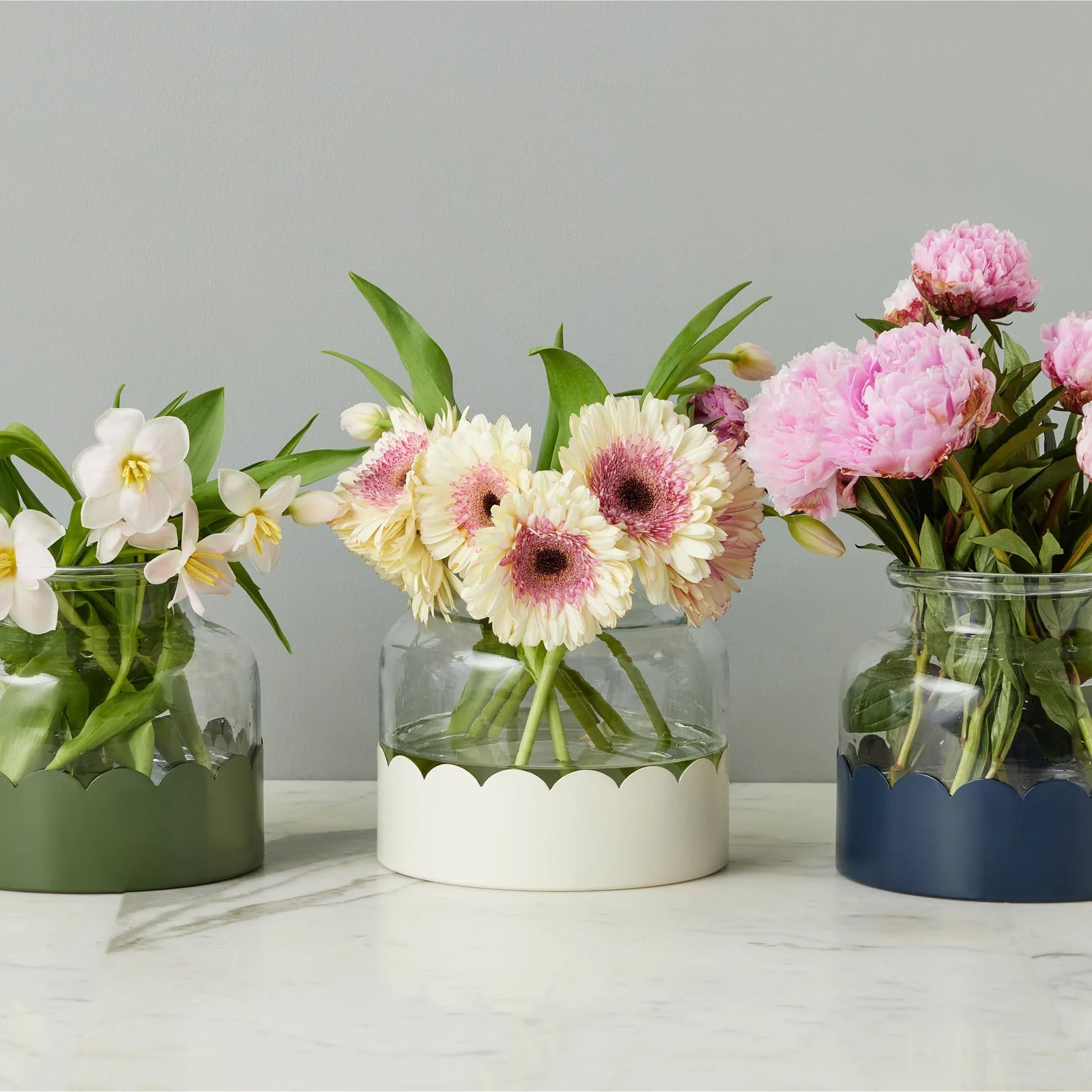 Etu Home Scalloped Bloom 2-in-1 Vase