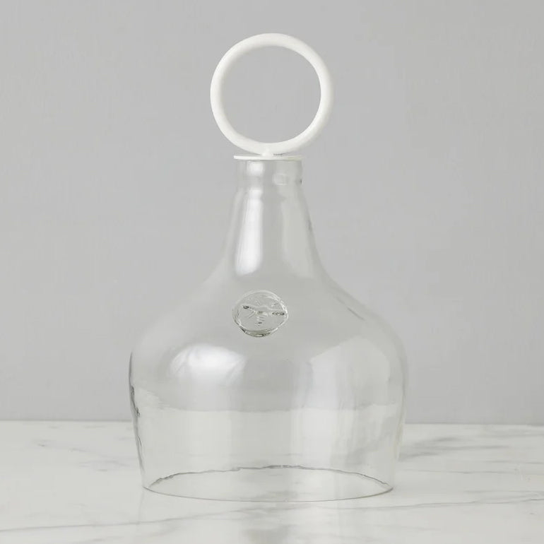 Etu Home Ring Handle Glass Cloche Large Food Cover
