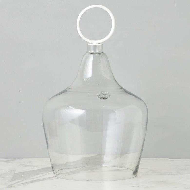 Etu Home Ring Handle Glass Cloche Large Food Cover