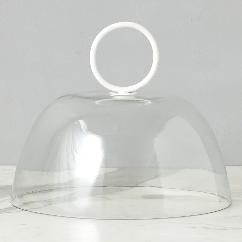 Etu Home Ring Handle Glass Dome Large Food Cover