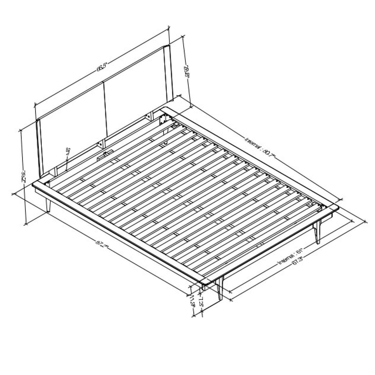 Grande Wood Bed