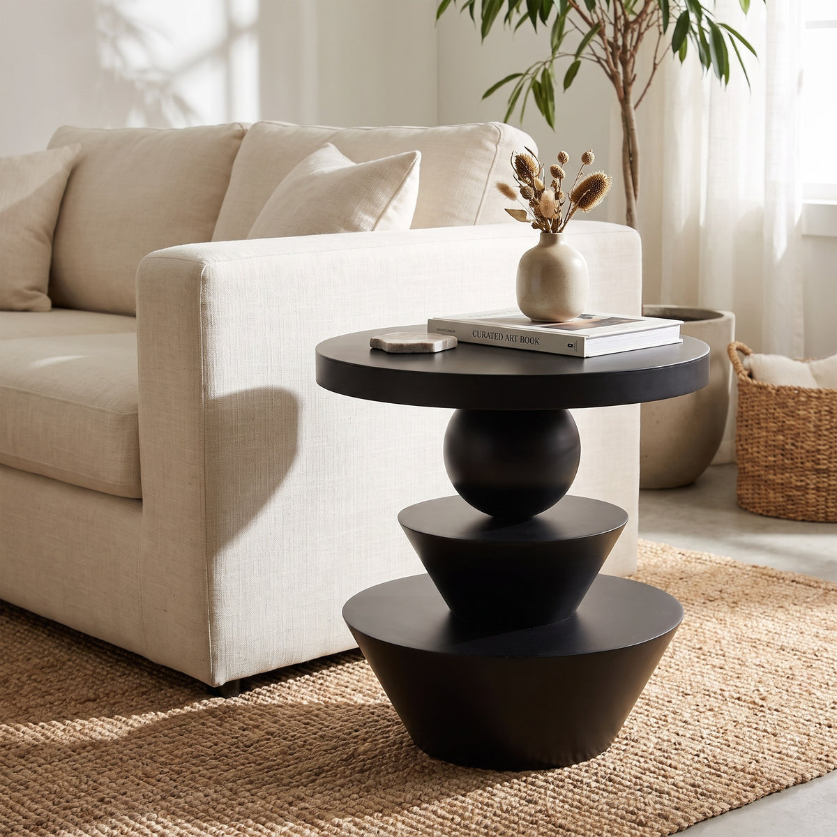 Noir Claudia Side Table