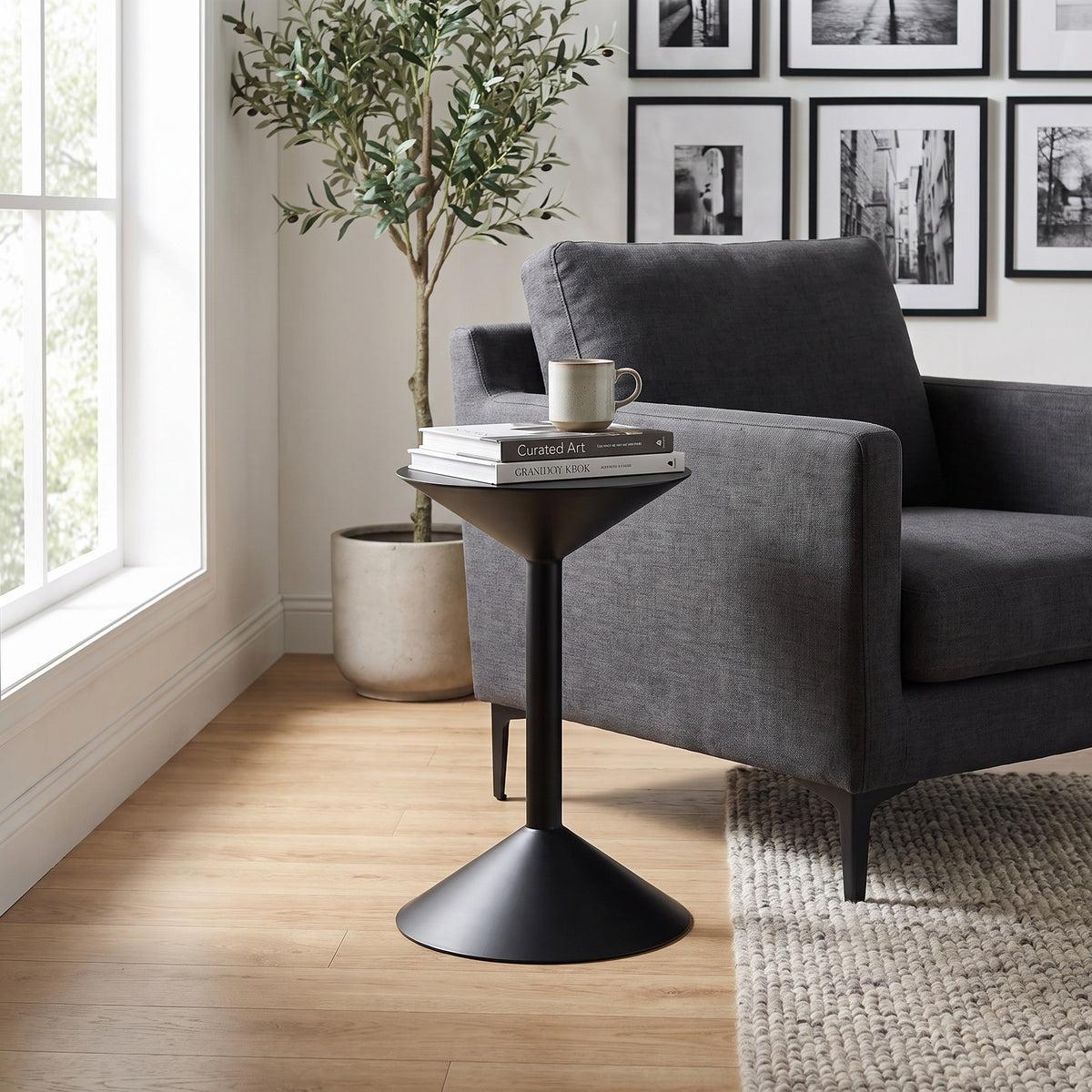 Noir Naomi Side Table