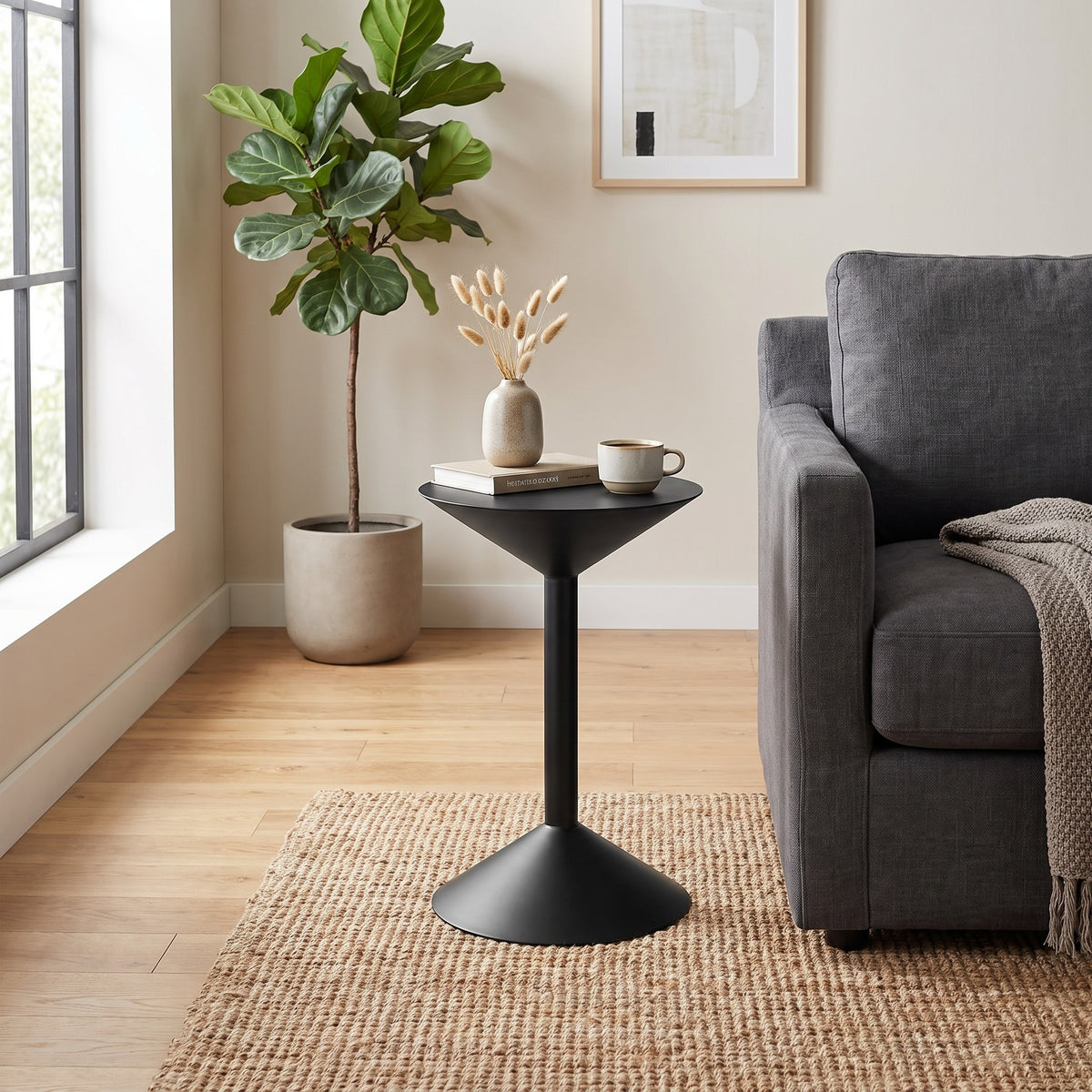 Noir Naomi Side Table