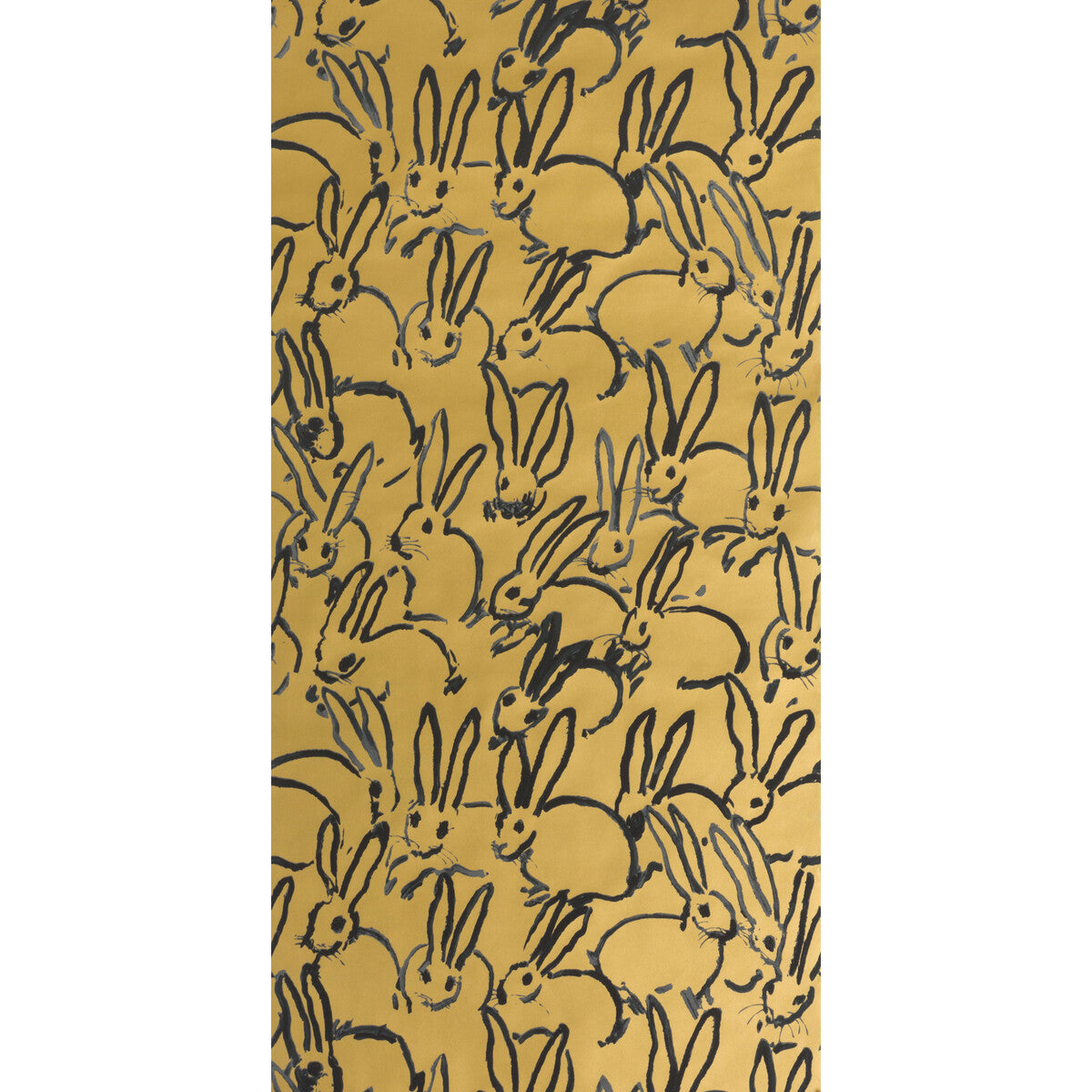 Hunt Slonem x Lee Jofa Modern Hutch Gold Wallpaper