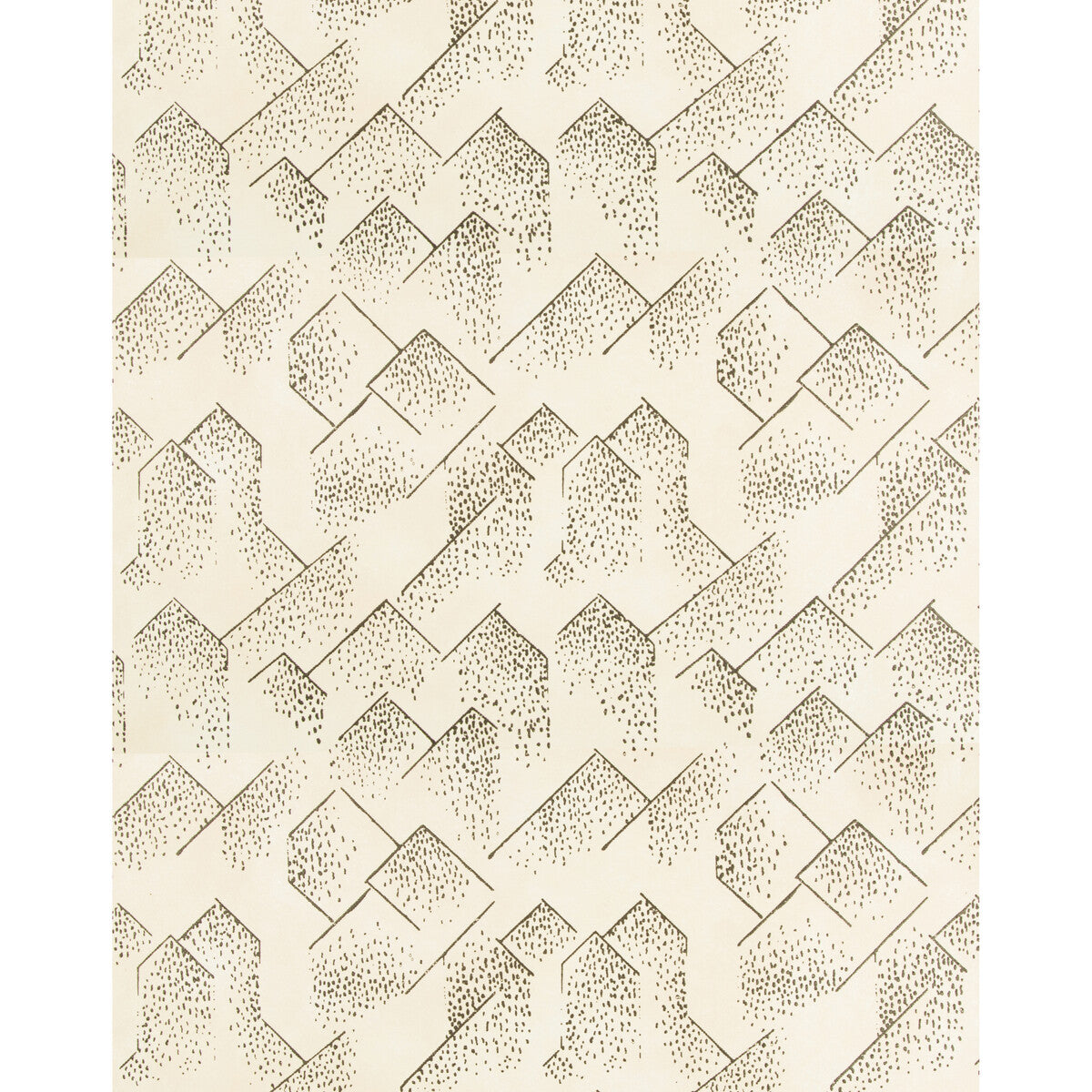 Kelly Wearstler x Lee Jofa Modern Brink Paper Cream/Onyx Wallpaper
