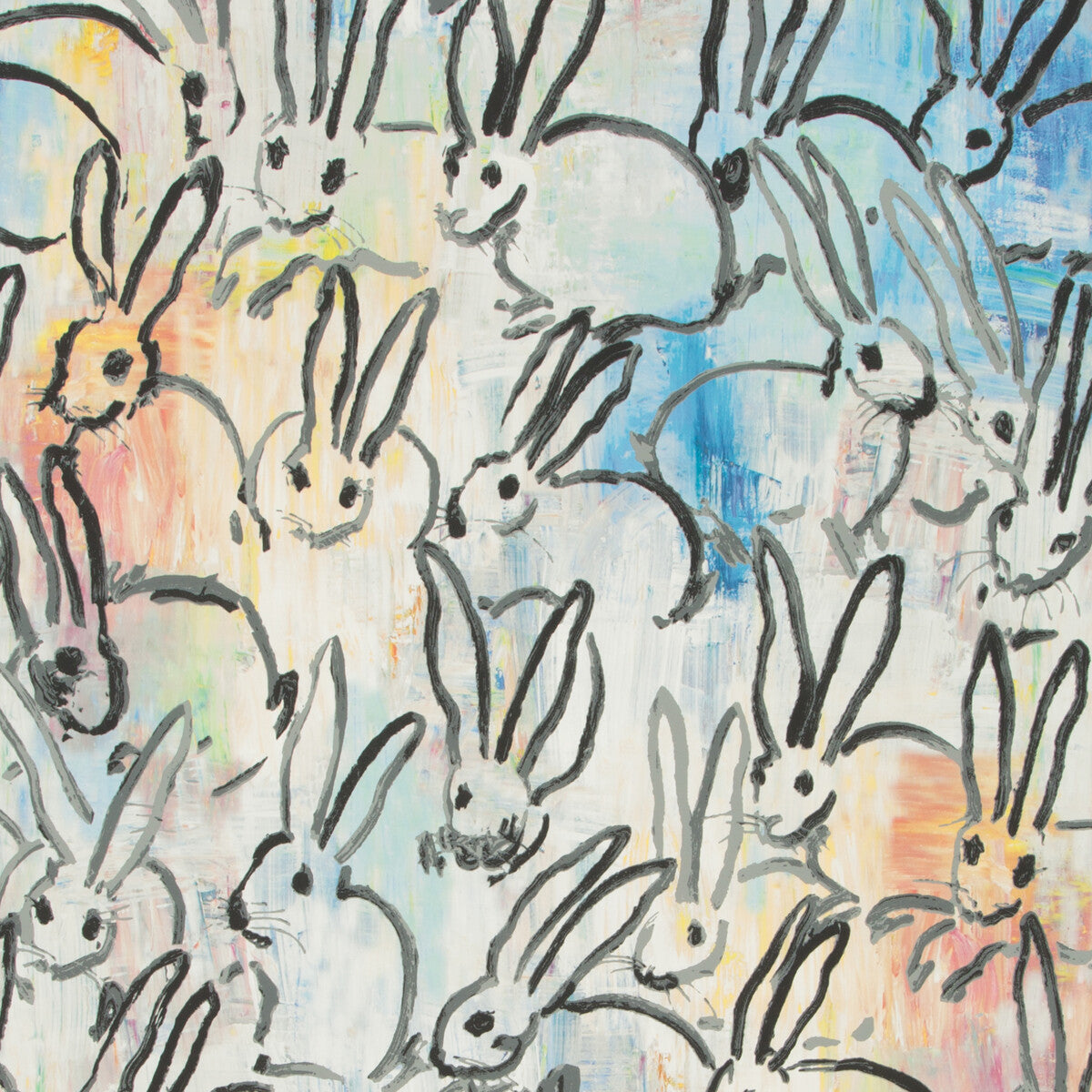 Hunt Slonem x Lee Jofa Modern Lucky Charm Multi Wallpaper