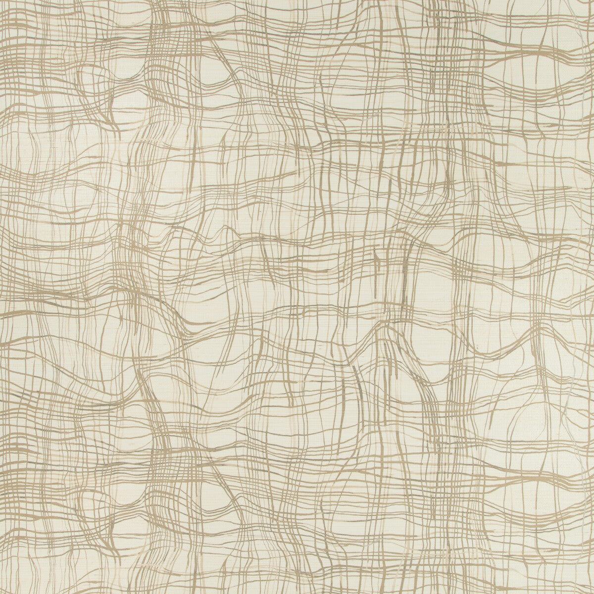 Kelly Wearstler x Lee Jofa Modern Entangle Paper Almond Wallpaper