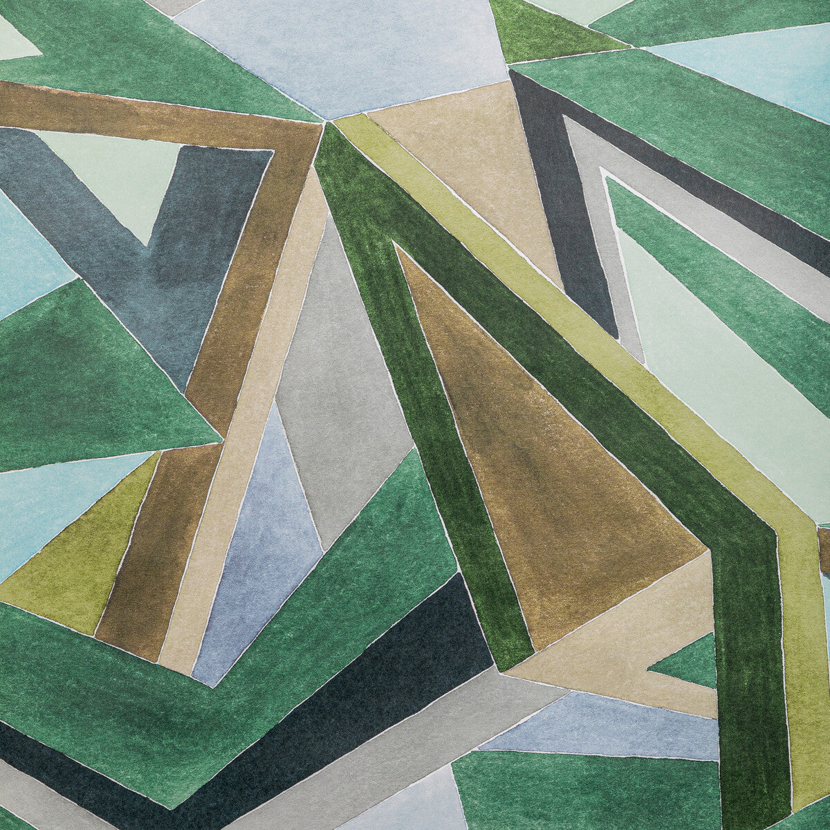 Lee Jofa Rhapsody Modern Roulade Paper Juniper/Buff Wallpaper