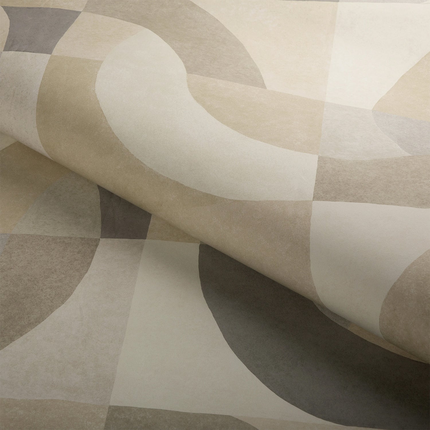 Kelly Wearstler x Lee Jofa Modern Colonnade Paper Parchment Wallpaper