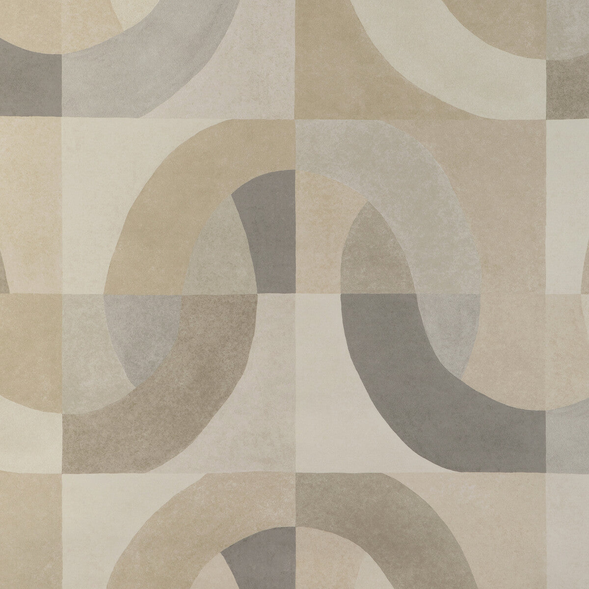 Kelly Wearstler x Lee Jofa Modern Colonnade Paper Parchment Wallpaper