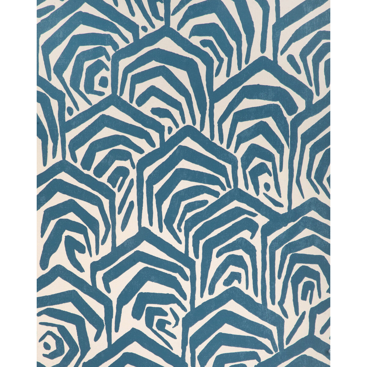 Lee Jofa Soho Modern Greene Paper Blue Wallpaper