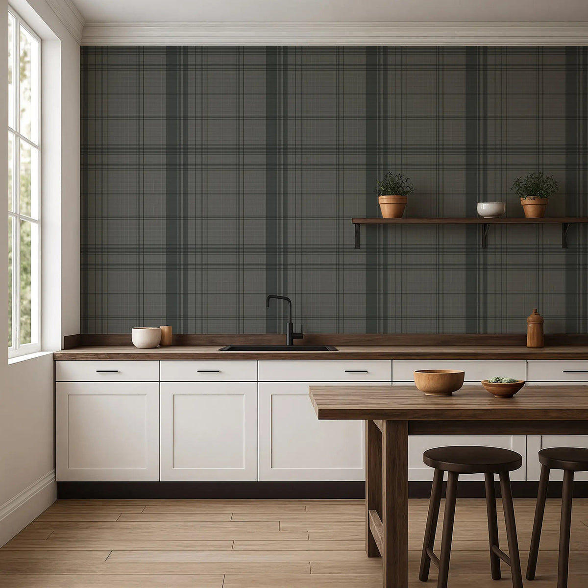 Mitchell Black Gentlemans Pin Large Wallpaper