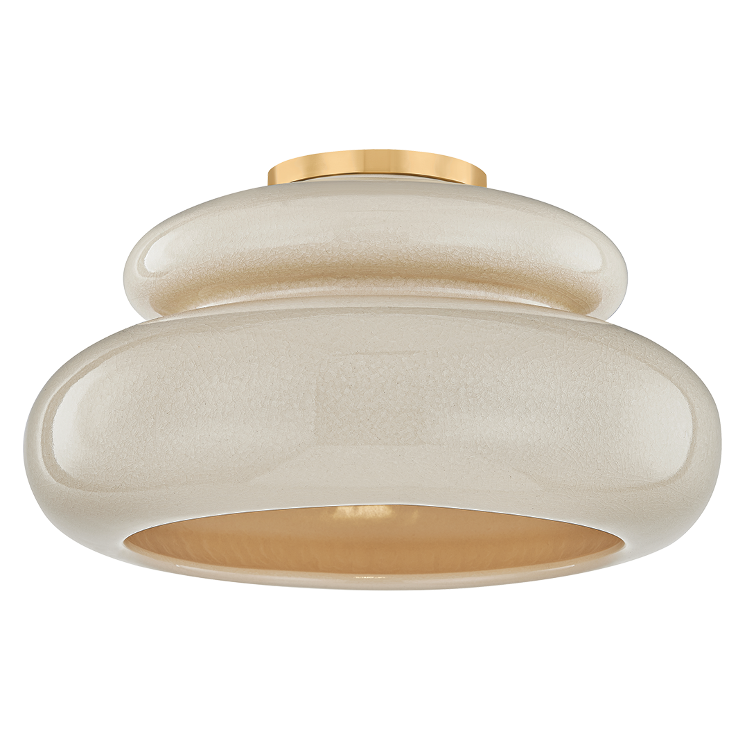 Hilary Matt x Mitzi Pia Butter Flush Mount