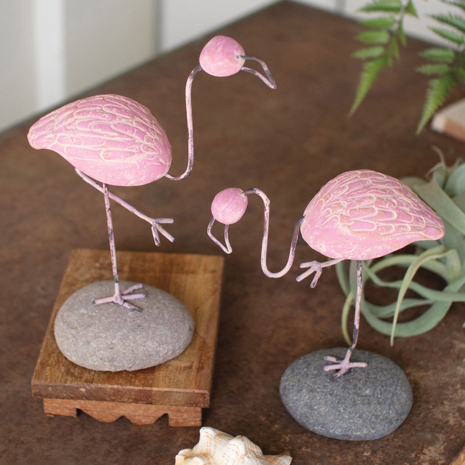 Flamingos Sculpture Set of 2