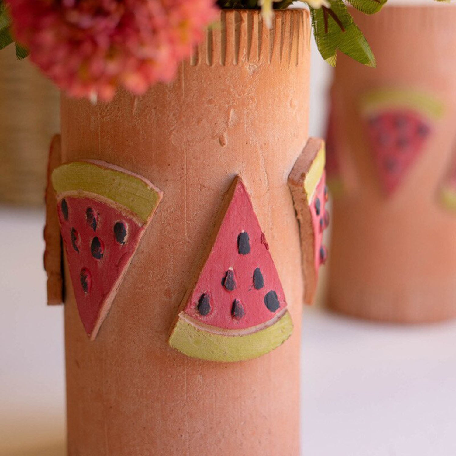 Clay Watermelon Container Set of 4