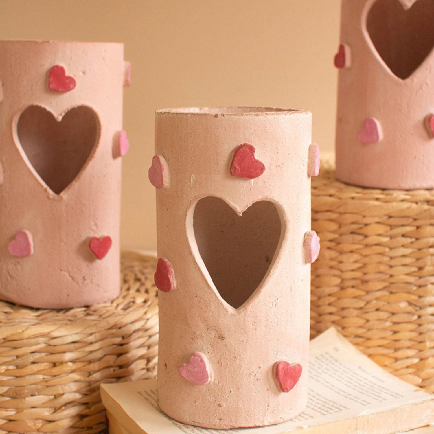 Valentine's Luminary Set of 4