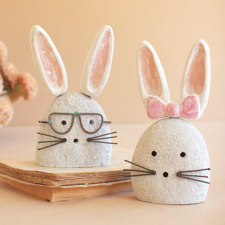 Rock Bunnies Set of 2
