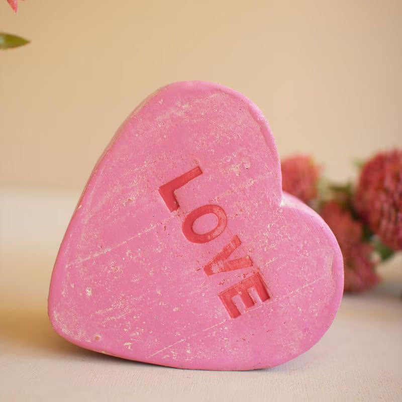 Clay Conversation Heart Vase Set of 2