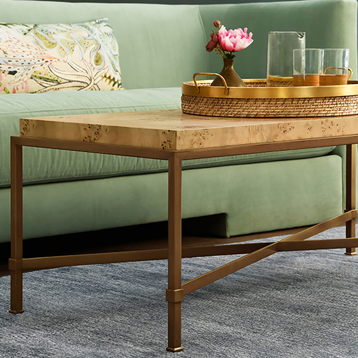 Worlds Away Hardwick Coffee Table