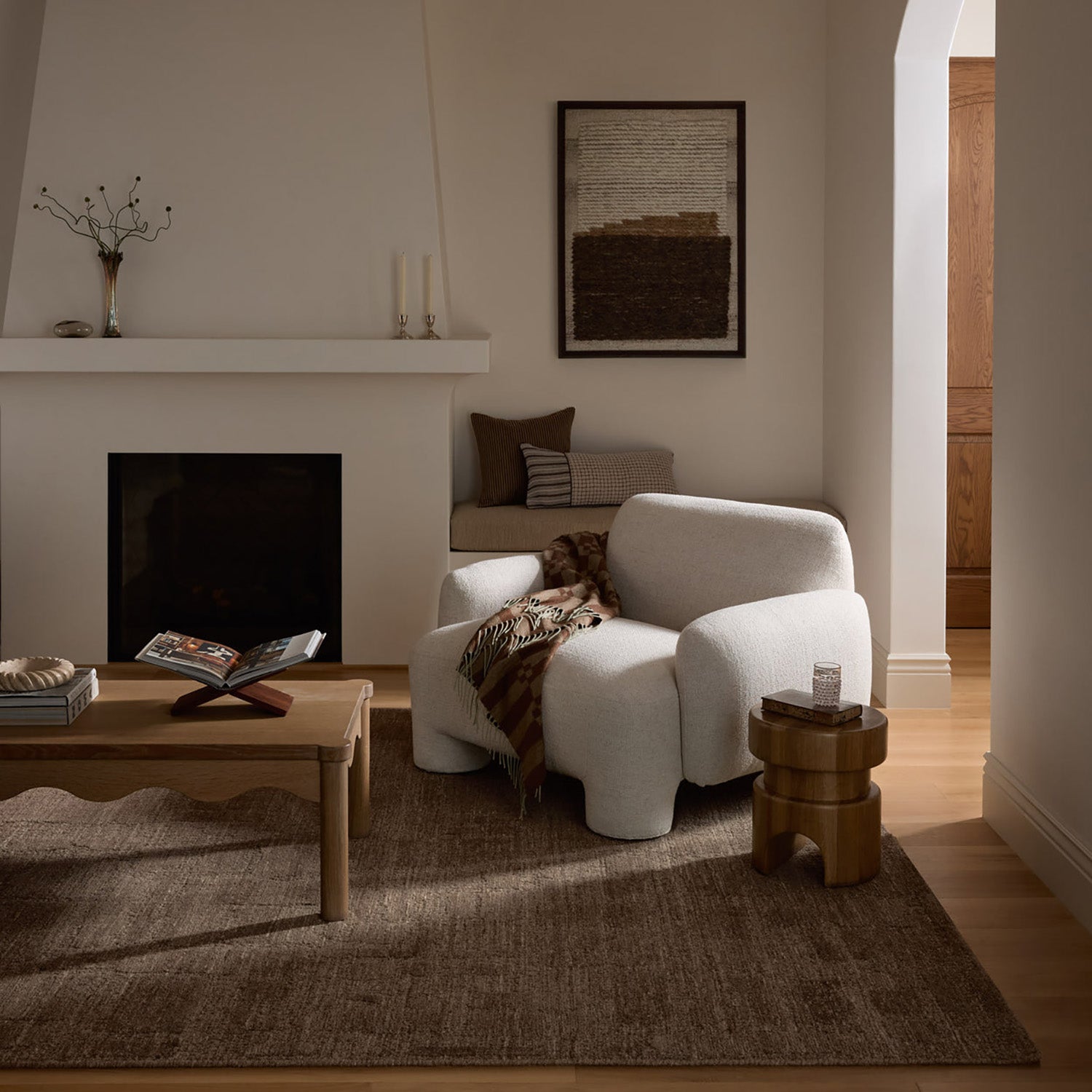 Loloi Hartley Brown/Mocha Hand Tufted Rug