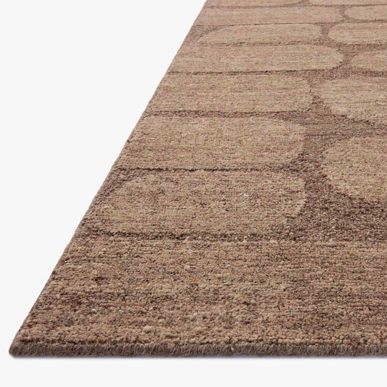 Loloi Hartley Brown/Taupe Hand Tufted Rug