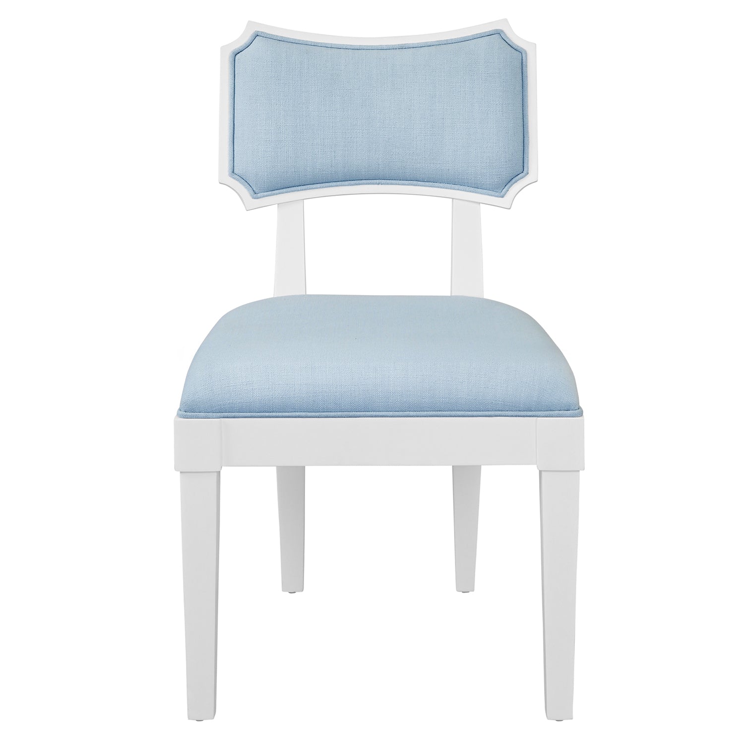 Worlds Away Hayden Light Blue Dining Chair