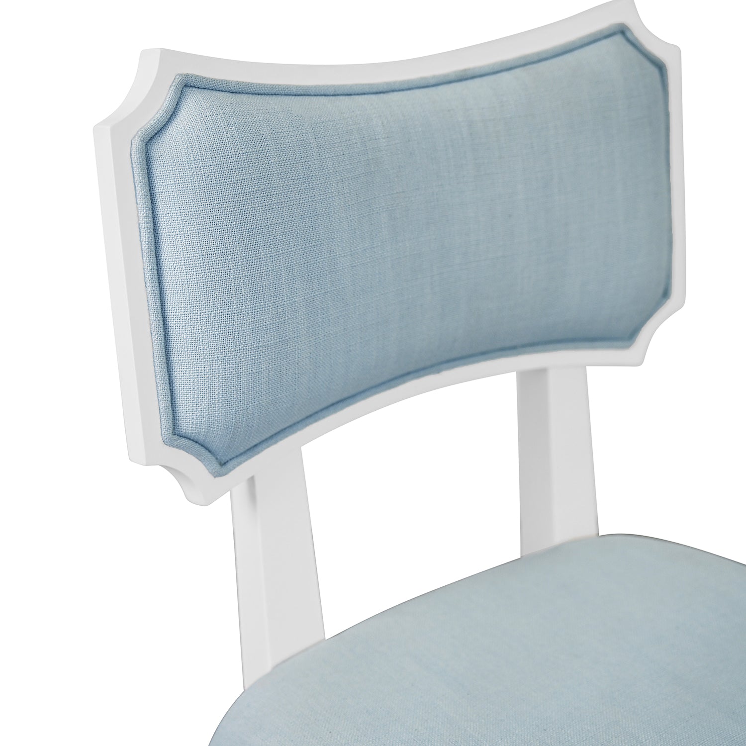 Worlds Away Hayden Light Blue Dining Chair
