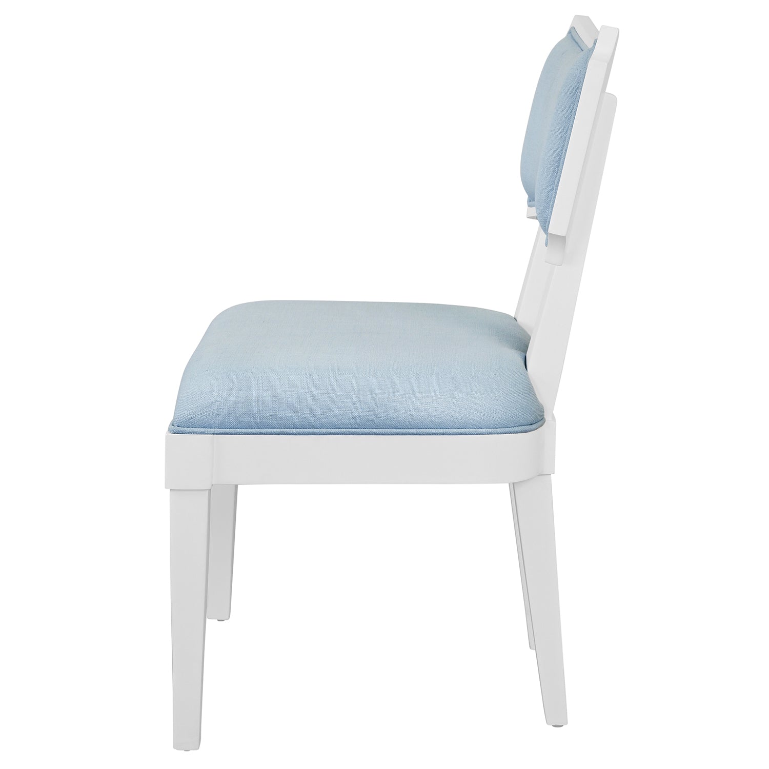 Worlds Away Hayden Light Blue Dining Chair