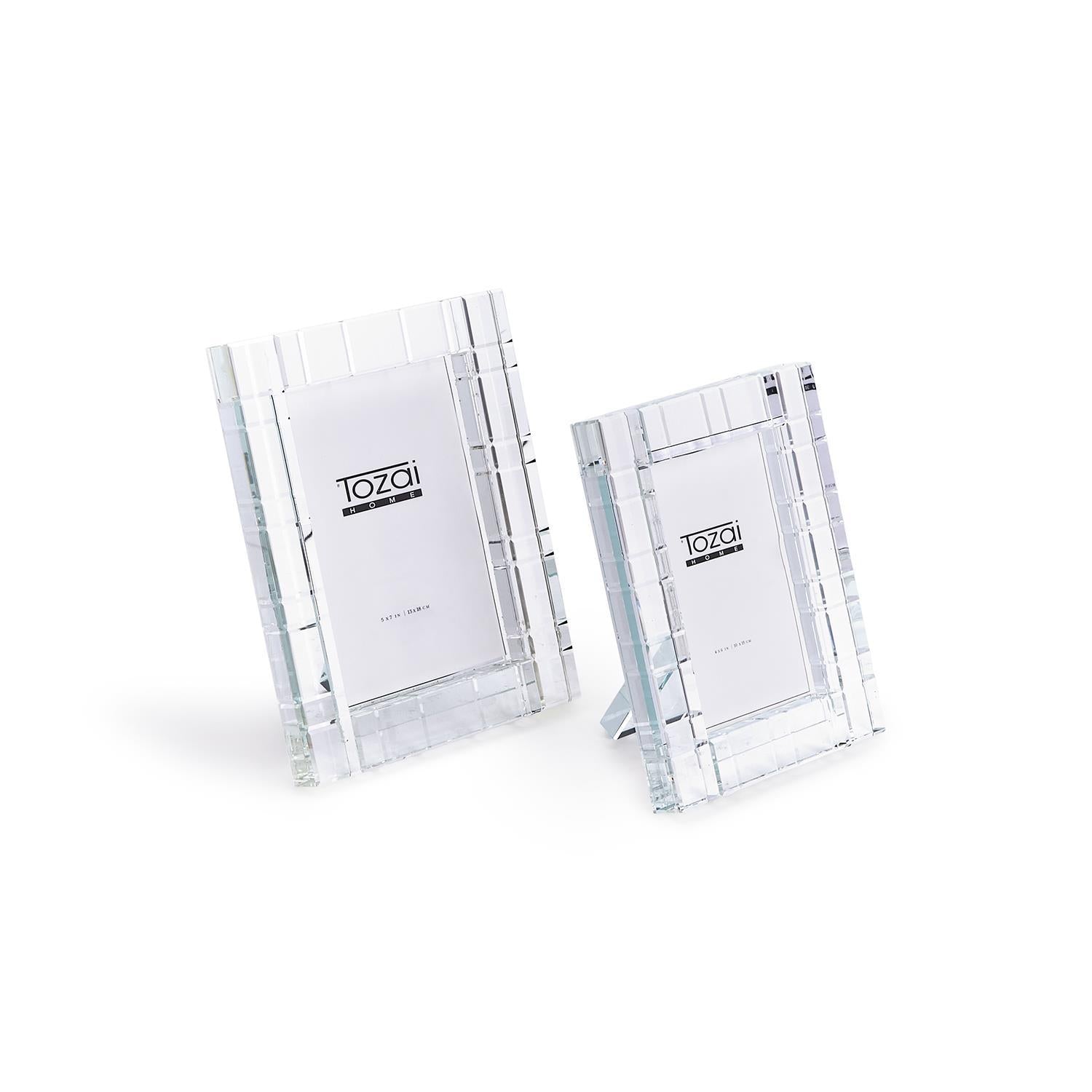 Crystal Vision Photo Frame Set of 2