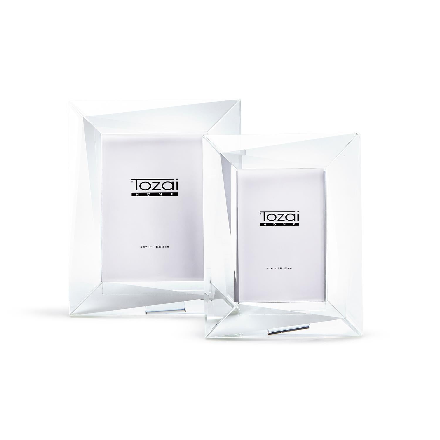 Crystal Photo Frame Set of 2